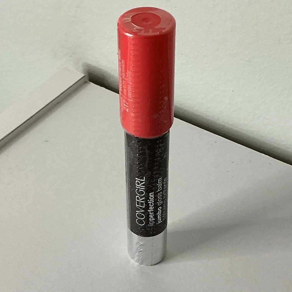 COVERGIRL Lip Perfection Jumbo Gloss Balm 217 Frosted Cherry TWIST New Sealed